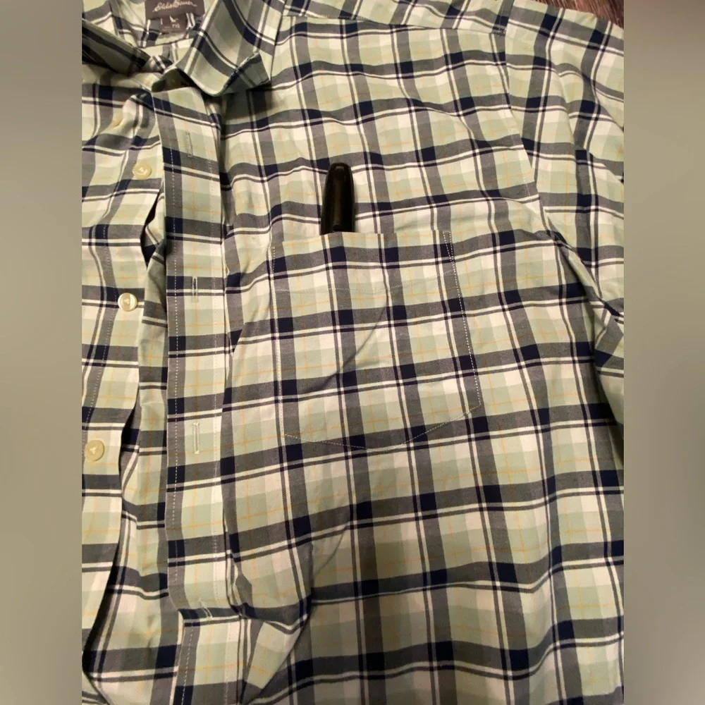 Eddie Bauer XLT Big & Tall Men’s Relaxed Button Up Great Condition Wrinkle Free. - Picture 5 of 5